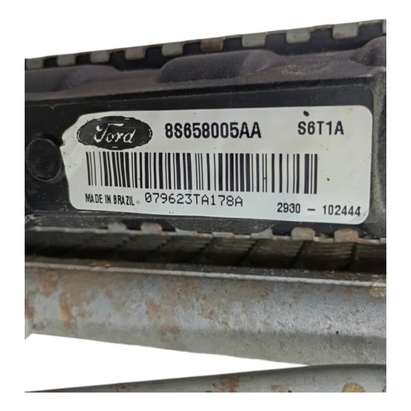 Radiador E Condensador Ford Fiesta 1.6 2003 2012