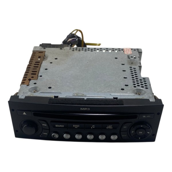 Rádio Cd Mp3 Peugeot 307 2005 2006 2007 2008 2009 A 2012
