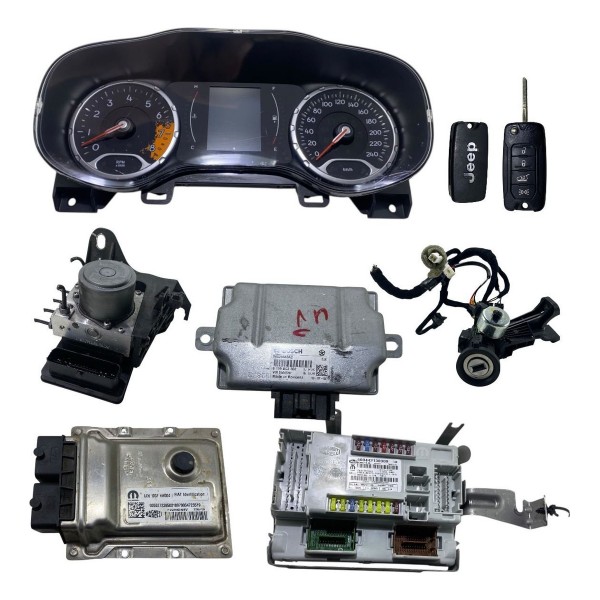 Kit Code Modulo Injeção Jeep Renegade 1.8 Flex 2019 A 2024