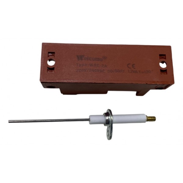 Centelhador Sensor De Chama Vela Ignição + Usina 2 Saídas