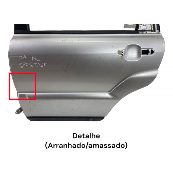 Porta Traseira Esquerda Sportage 2006 A 2010