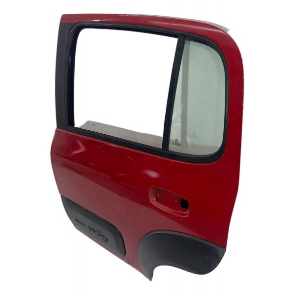 Porta Traseira Esquerda Uno Way 2011 A 2021 C/ Furo Moldura