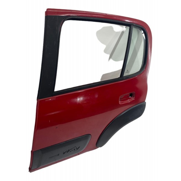 Porta Traseira Esquerda Uno Way 2011 A 2021 C/ Furo Moldura