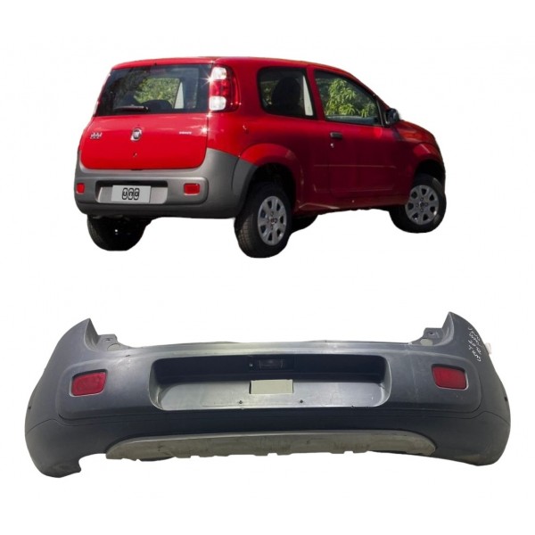 Parachoque Traseiro Fiat Uno Vivace 2011 A 2016 8672