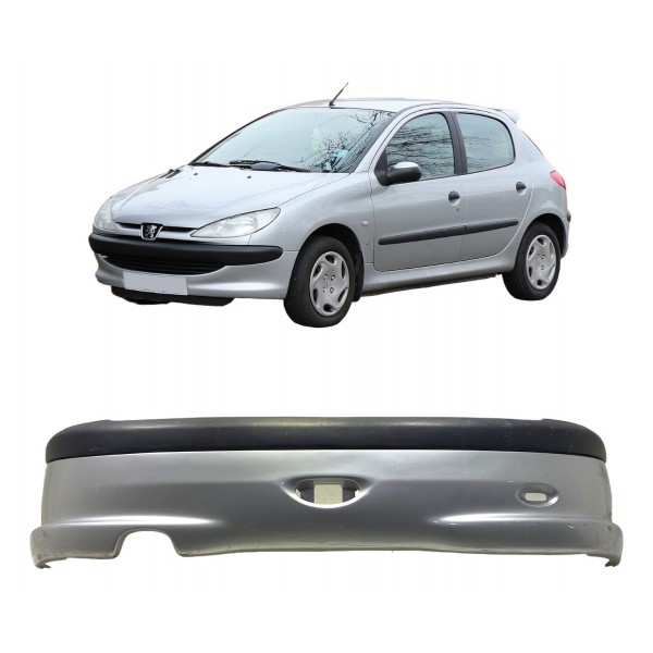 Parachoque Traseiro Peugeot 206 1999 A 2009 8693