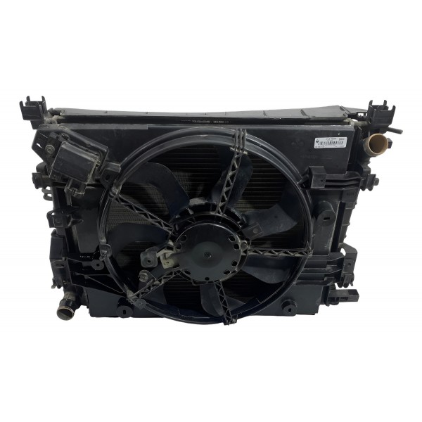 Kit Radiador Defletor Sandero Logan 1.0 1.6 2015 A 2020 Preto