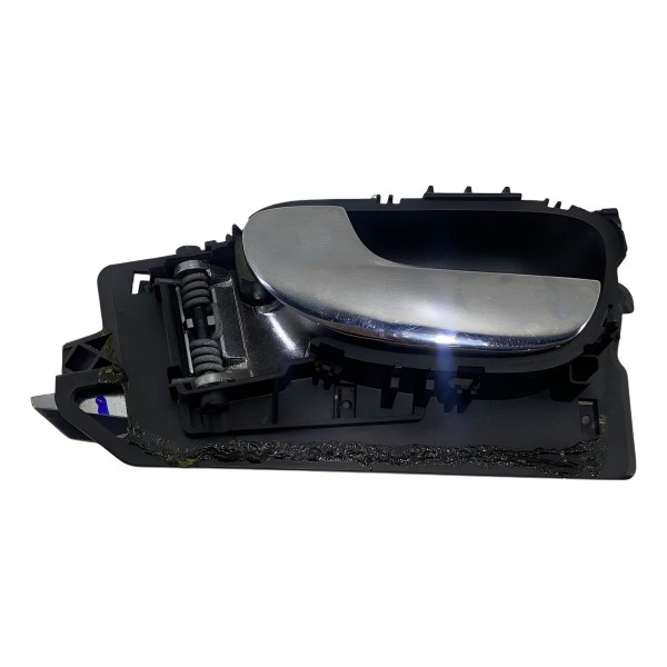 Maçaneta Interna Dianteira Esquerda Peugeot 307 2007 A 2012 Preto E Cromado Dianteira/traseira