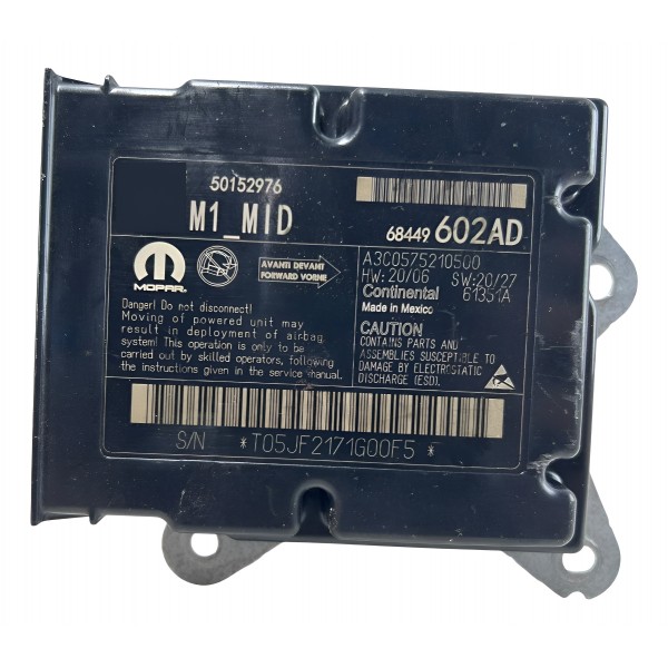 Módulo Airbag Jeep Compass 1.3 2022 2023 A 2024