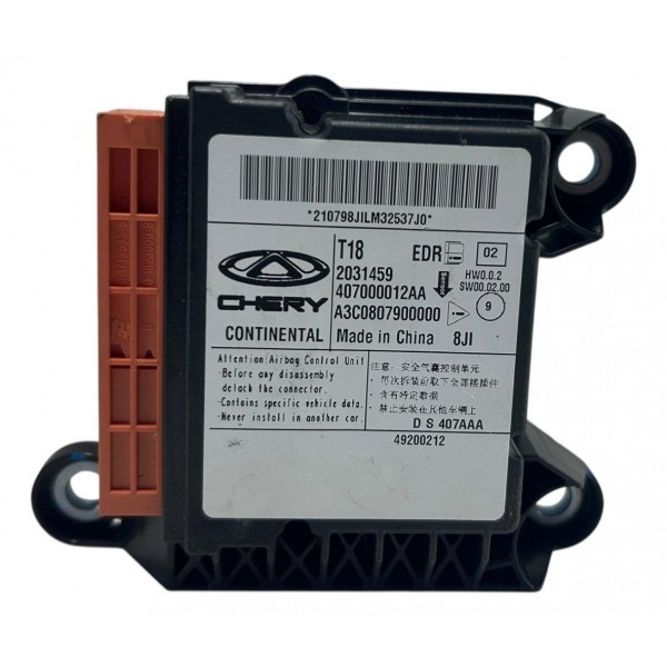 Módulo Airbag Chery Tiggo 8 Tgdi 2021 2022 2023