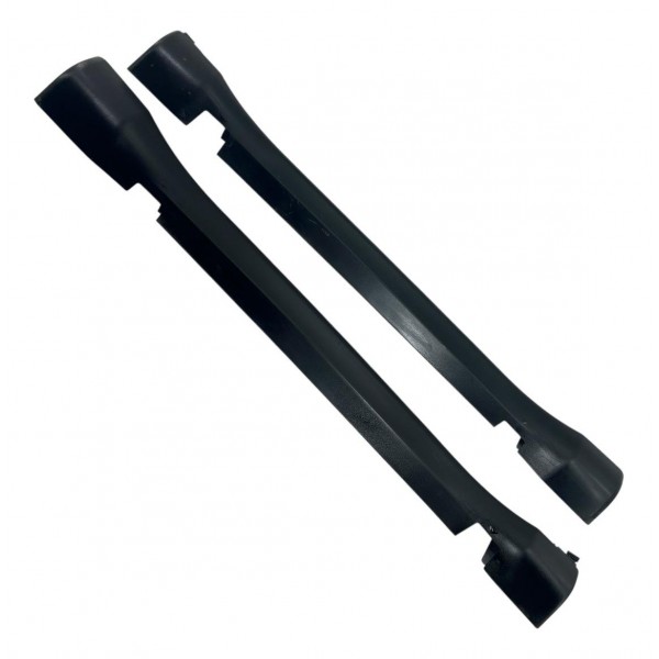 Par Spoiler Lateral Porta Jeep Compass 2017 2018 A 2024 Preto