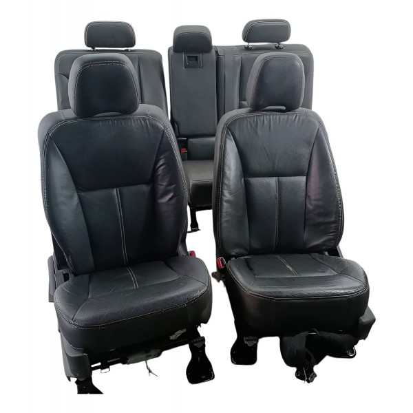 Jogo Banco Dianteiros Trseiros Ford Edge 2008 A 2010 Preto