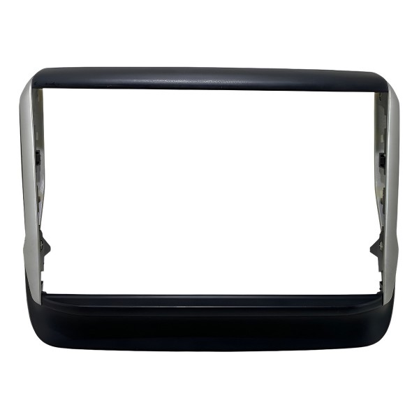 Moldura Acabamento Multimídia Peugeot 208 2008 14 2015 2017 Preto Cinza