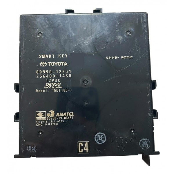 Módulo Smart Key Bcm Toyota Corolla Xei 2.0 2020 A 2023 Preto