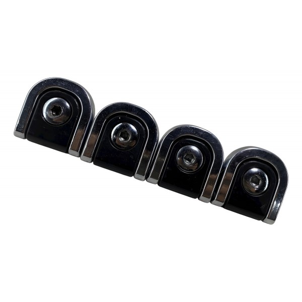 Kit 4 Ganchos Porta Mala Land Rover Discovery 4 2011 2015
