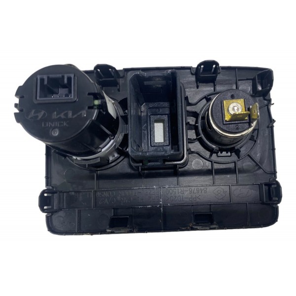 Moldura Entrada Carregador Usb Acendedor Hb20 2023 2024