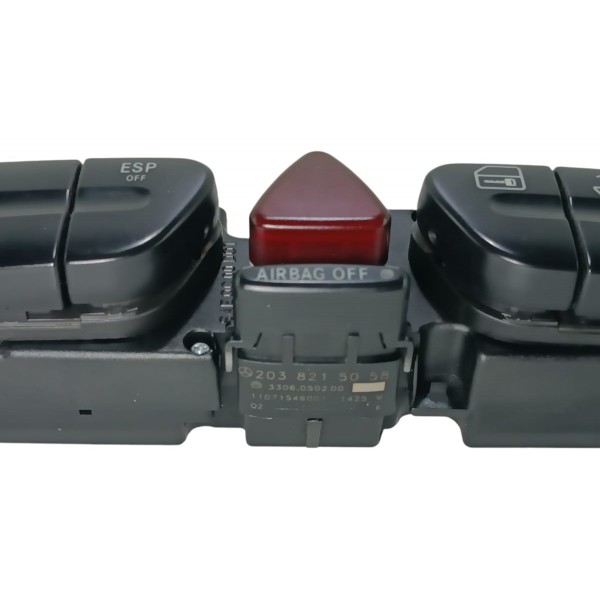 Botão Pisca Alerta Trava Destrava Mercedes C180 2000 2002