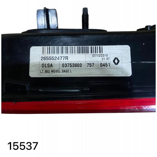Lanterna Esquerda Tampa Traseira Renault Sandero 2020 15537