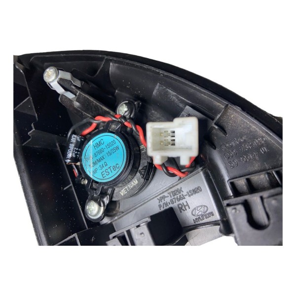 Moldura Interna Do Retrovisordir Hyundai Hb20x1.6 2016 15634