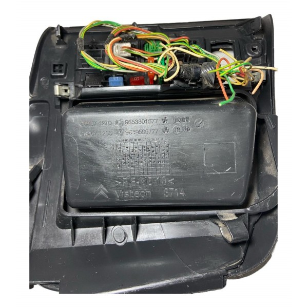 Acabamento Com Botao Painel Citroen C4 Hatch 2010 15492
