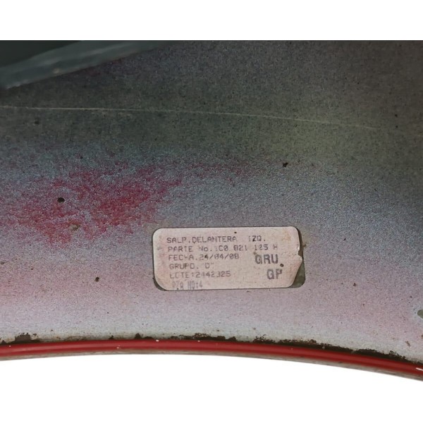Paralama Dianteiro Esquerdo New Beetle 2005 A 2010