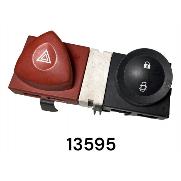Botão Alerta Trava Porta Renault Megane 2007/11 13595
