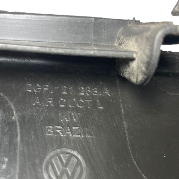 Defletor Ar Radiador Esq. Vw T-cross 2021 1.0 2gp121283a