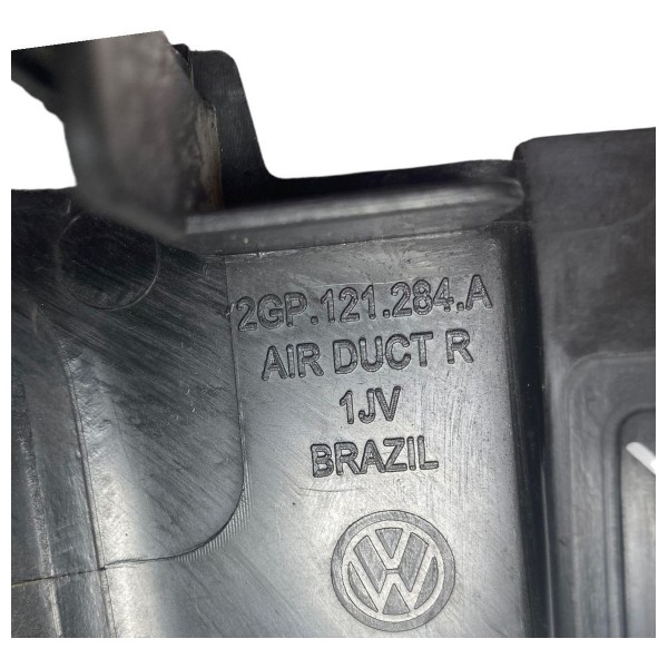 Defletor Ar Radiador Dir. Vw T-cross 2021 1.0 2gp121284a