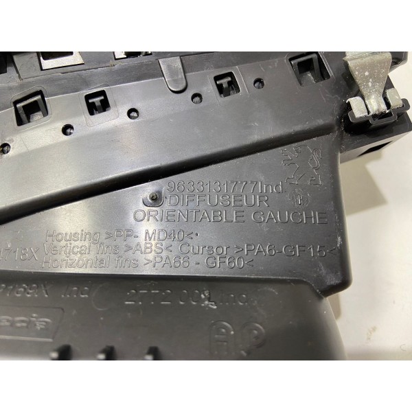 Difusor Ar Lado Esquerdo Peugeot 2008 17/19 96331131777