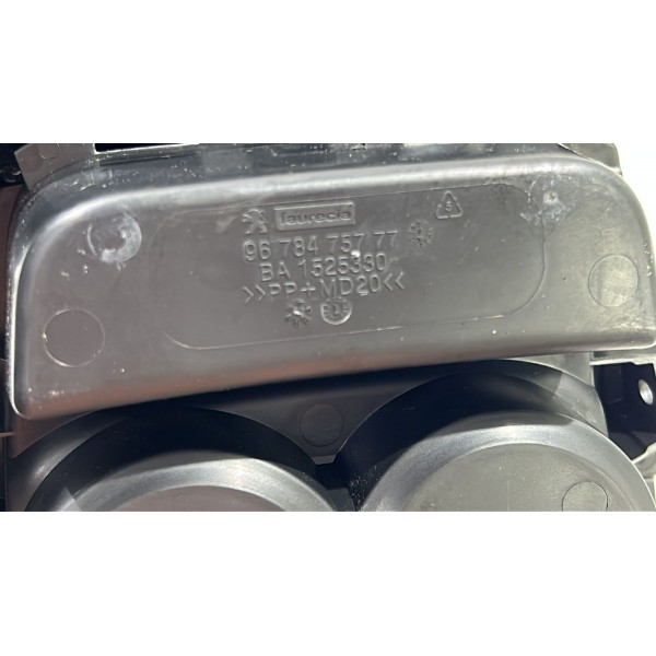Moldura Porta Copos Peugeot 208 16/19 9678475777 *11469